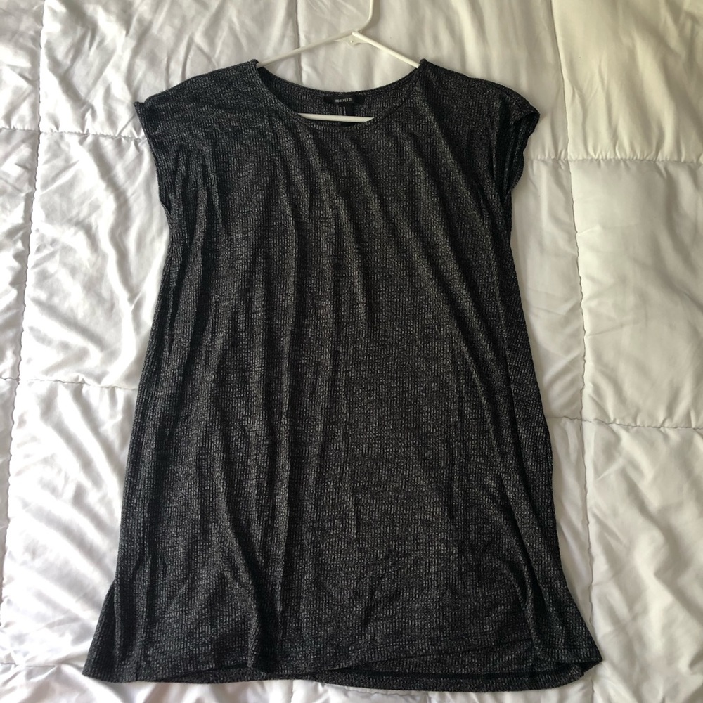 Soft grey casual dress from f21